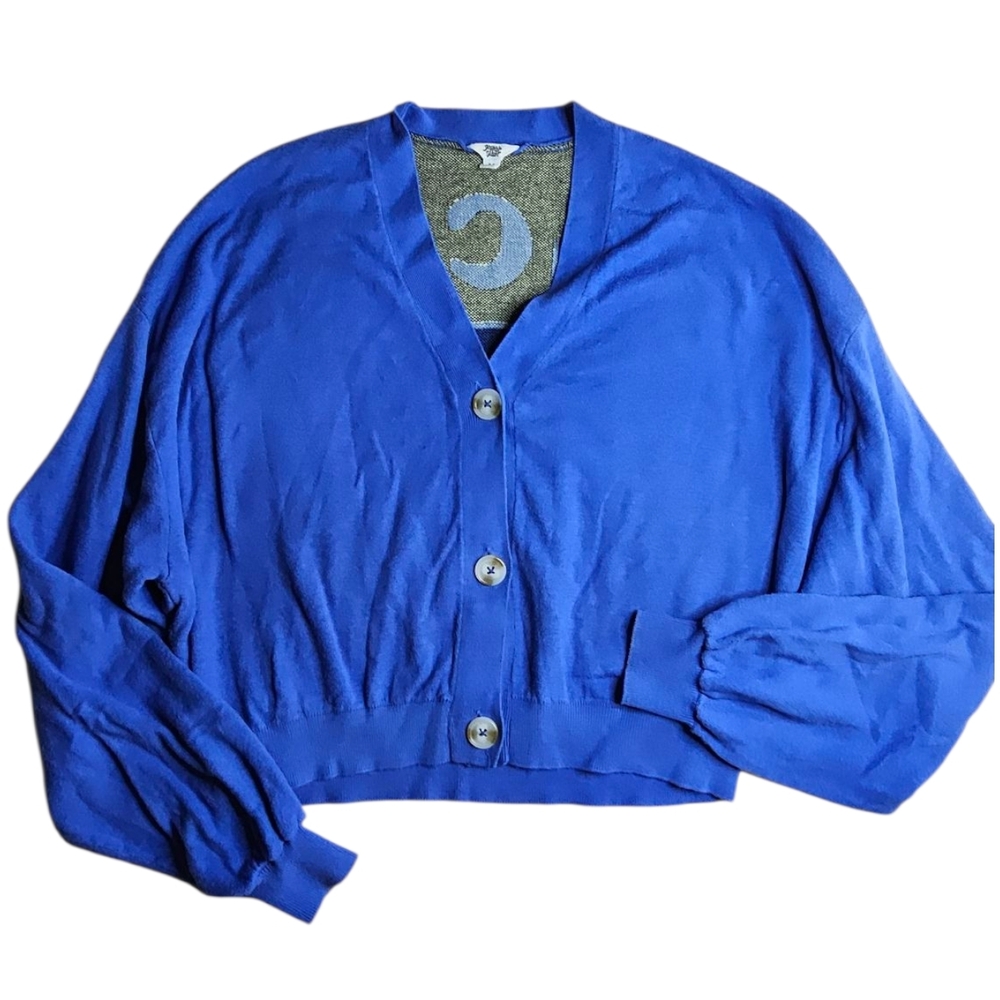Blue Women's Cardigan Sweater